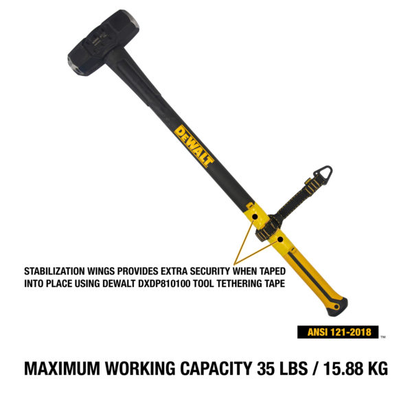 DEWALT V-Ring Tool Attachment       Double Wing, 35 lb. capacity
